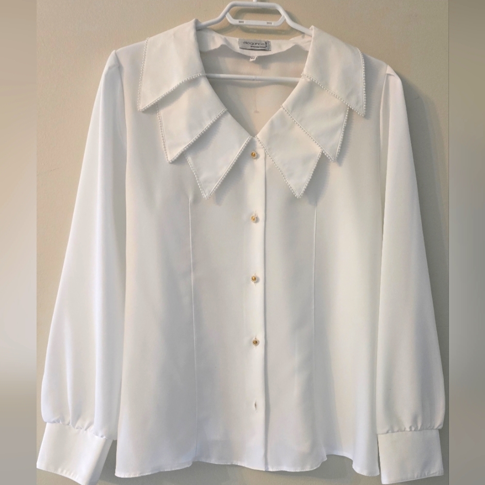 Elegant White Women's Top